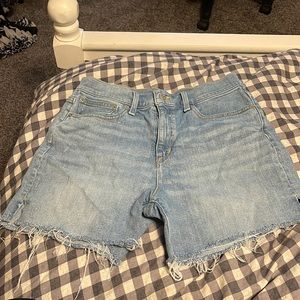 Womens j crew denim shorts